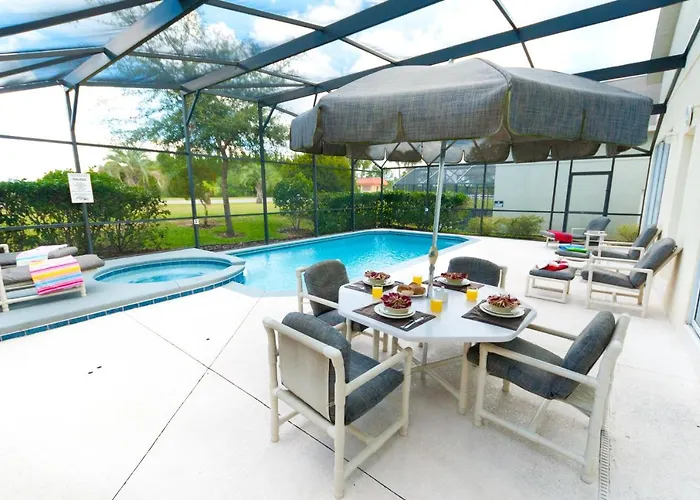 Luxury 5 Bedroom Villa With Secluded Pool/Spa In Glenbrook Community Near Orlando